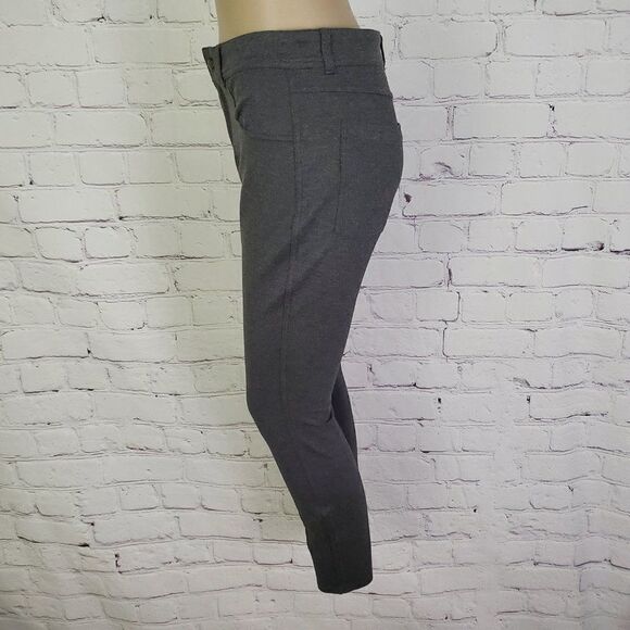 PINK TARTAN Grey Stretch Slim Fit Ankle Pants 6 - Picture 4 of 8